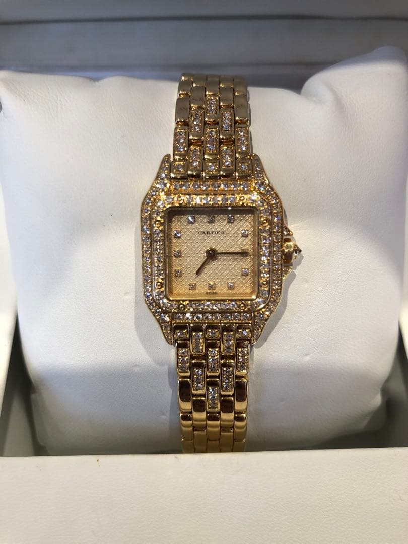 カルティエ パンテールSM コマ 駒イエローゴールド YG