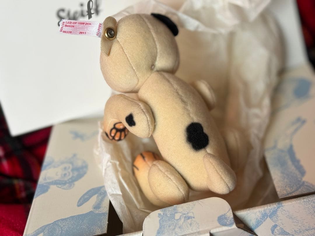 新品レア。シュタイフ　LITTLE BONZO シリアルナンバー付き