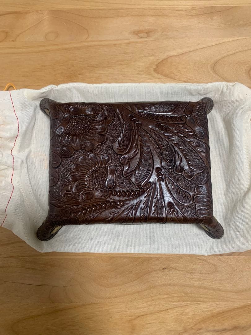 希少　新品未使用品　RRLハンドツールド レザー トレー　ダブルアールエル