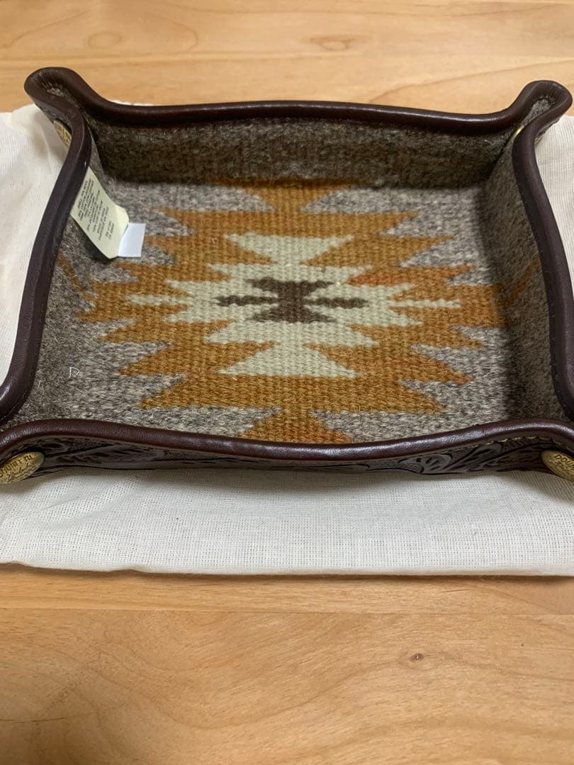 希少　新品未使用品　RRLハンドツールド レザー トレー　ダブルアールエル