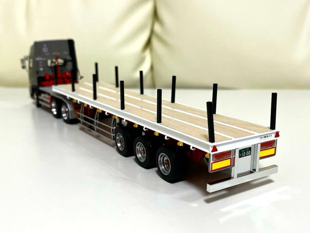 1/50 3軸まな板トレーラー　ケンクラフト　プロフィアSS用　日立　コベルコ