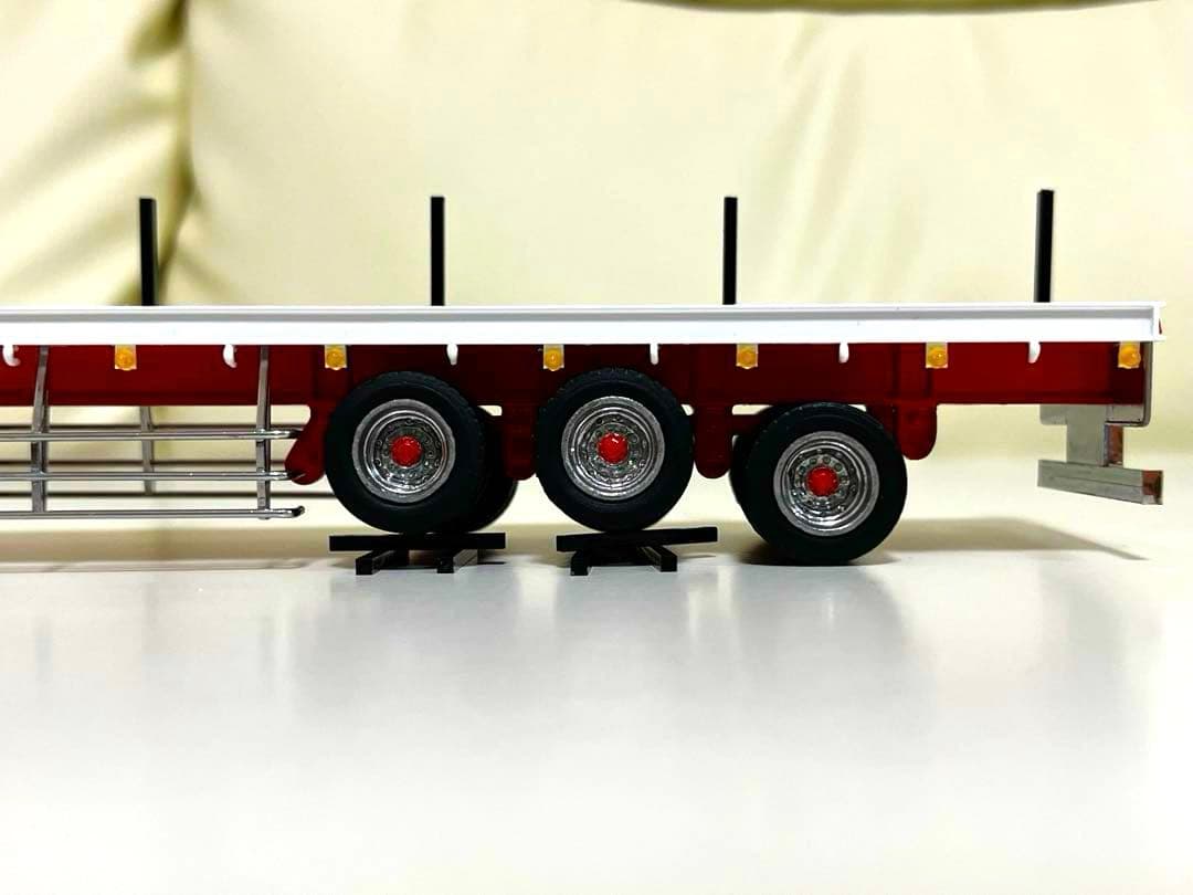 1/50 3軸まな板トレーラー　ケンクラフト　プロフィアSS用　日立　コベルコ