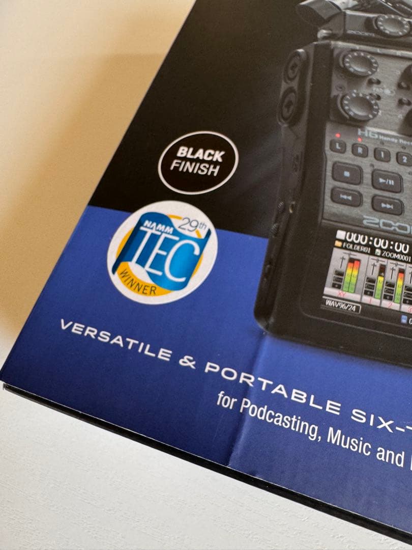 ZOOM ( ズーム ) / H6 Black　ハンディレコーダー