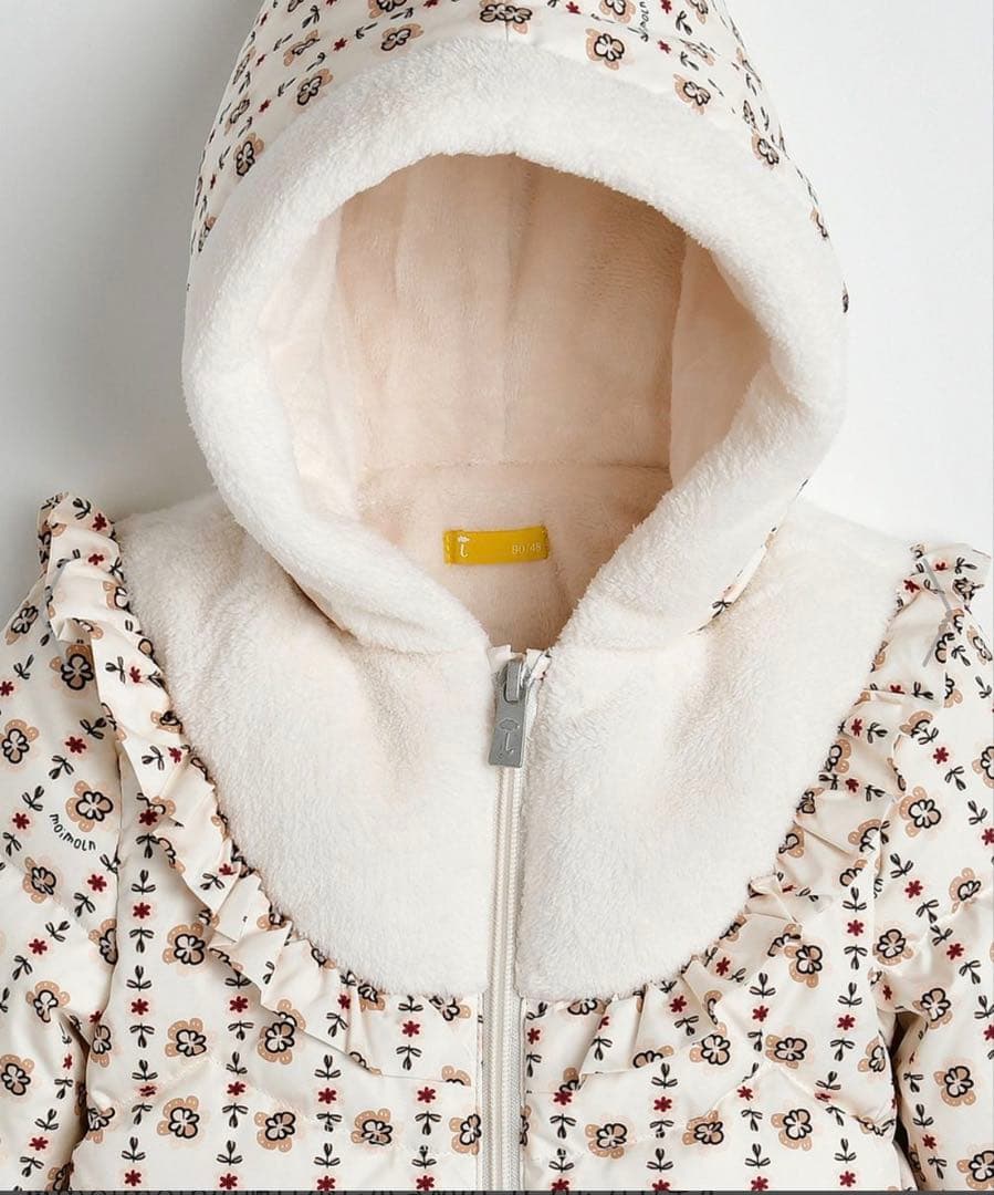 バ*ブ様 moimoln モイモルン　ローエルダウンカバーオール　90