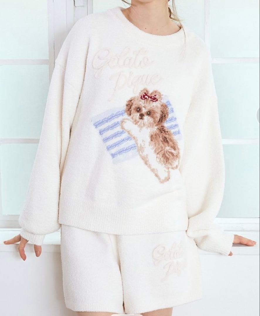 ジェラートピケ　シーズージャガードプルオーバー