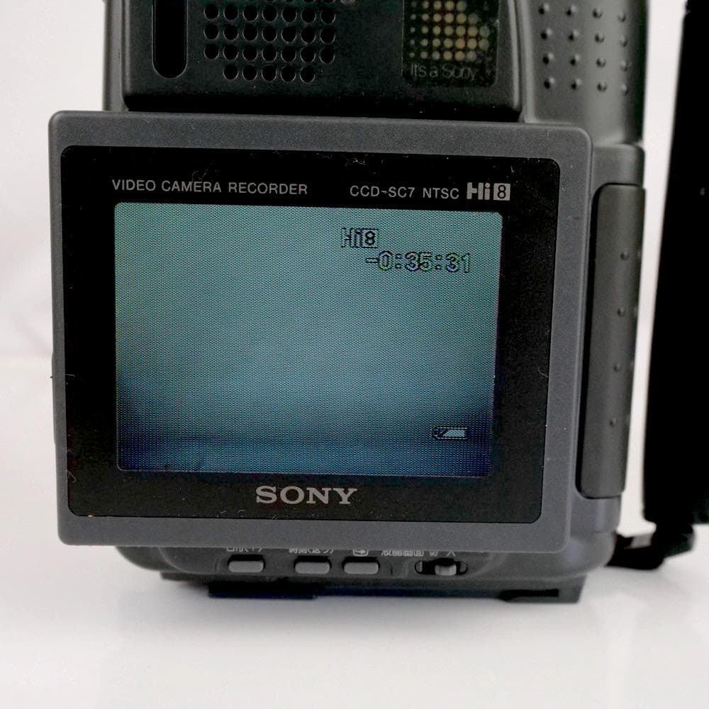 ビデオカメラ ソニー CCD-SC7 Hi8/8mm 動作品