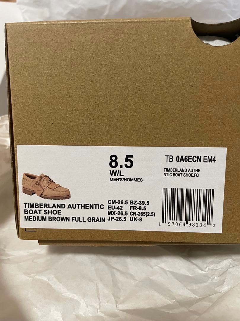 新品未使用 26.5cm Hender Scheme Timberland