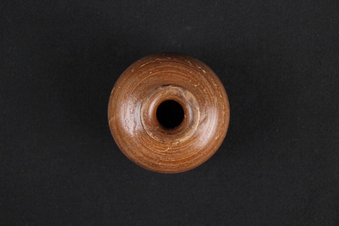 中国 明清時代 褐釉小壺 古民窯 福建窯 唐物 中国