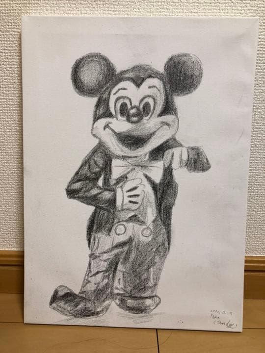 ミッキー 鉛筆画