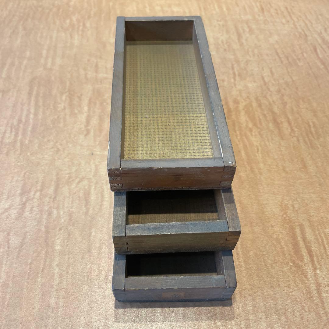 珍しい小型】B100-1/活版印刷所で使われていた小箱（文選箱）100枚