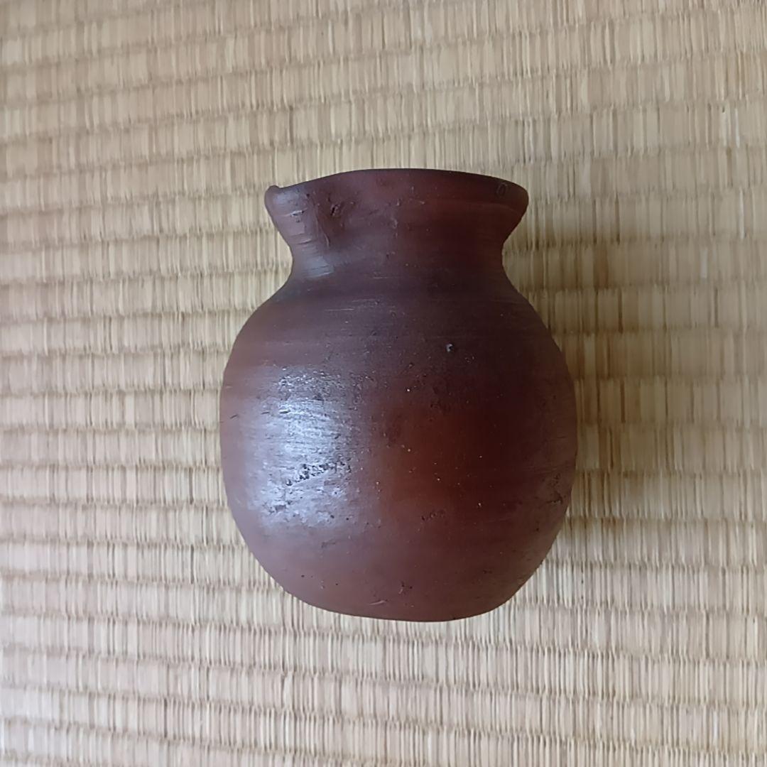 骨董品 備前焼 蕎麦徳利 とっくり 陶器 片口花挿 花瓶 花入 花器 工芸品