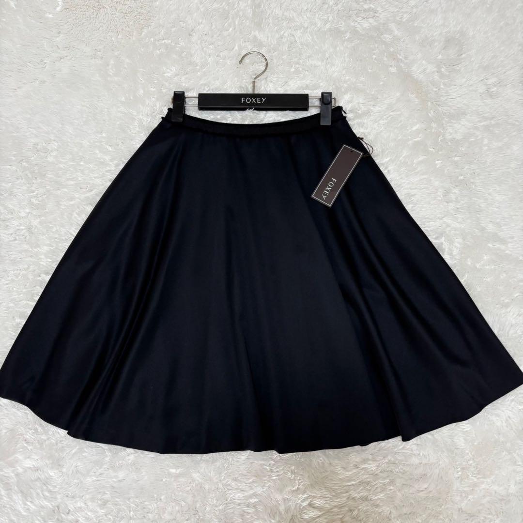 23年　FOXEY 43205 Botticelli Skirt ウールスカート