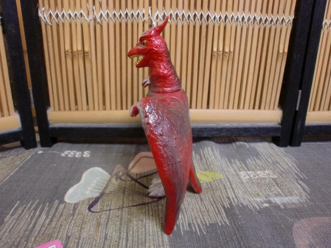 空の大怪獣　ラドン　ポピー　キングザウルスシリーズ 　昭和レトロ　　ソフビ　美品