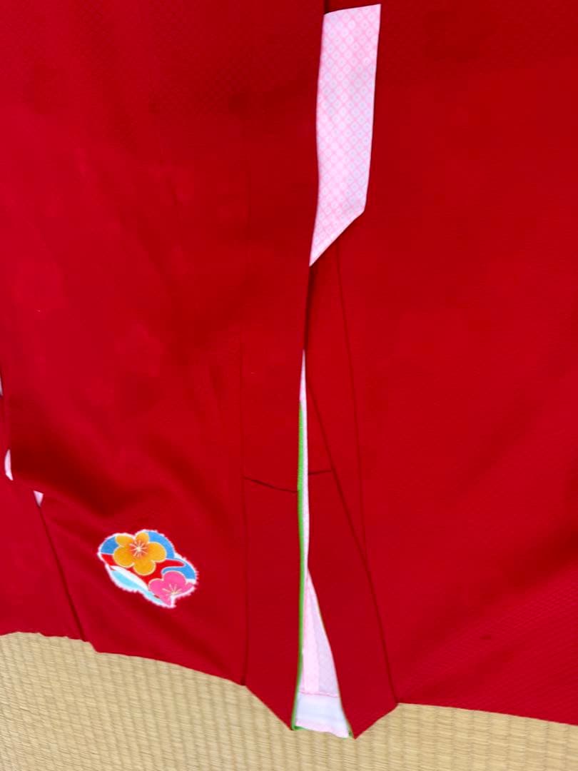 七五三　レディース　着物　赤　新品　未使用　長襦袢　7歳　女の子