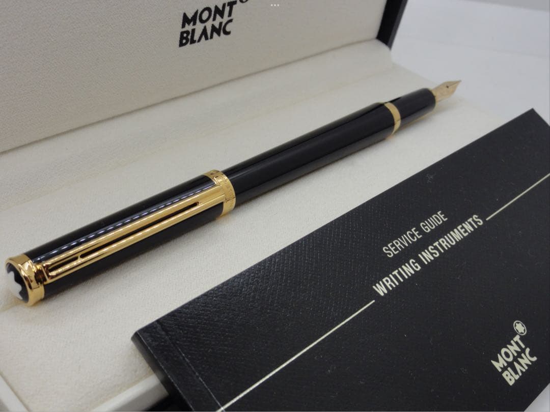 モンブラン☆未使用に近いオブリュージユNo15130金装飾美しいペン先