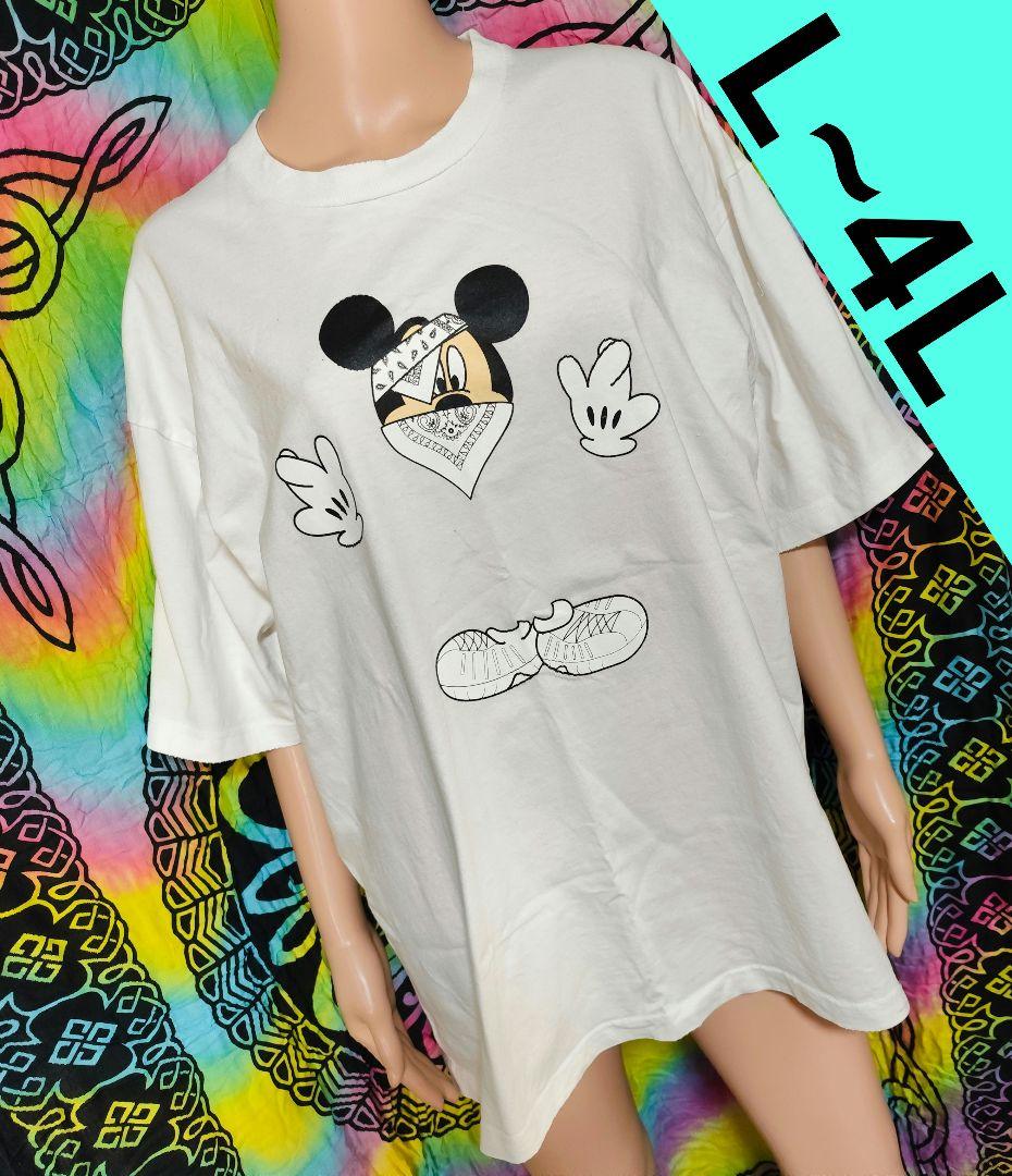 ウェッサイ♥カッコ可愛い(*´艸`)ミッキーハンドサインプリTシャツ