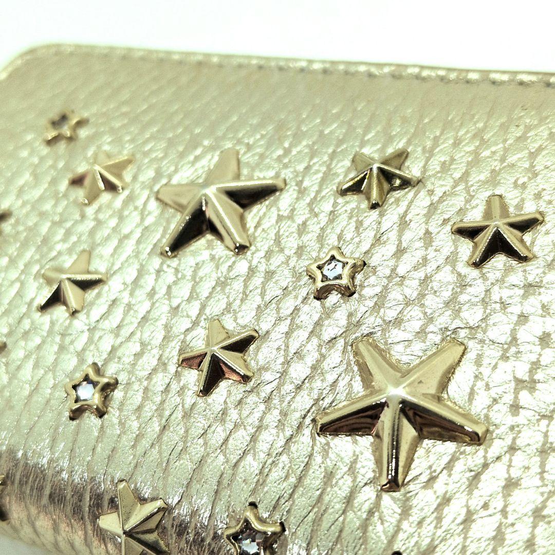 【未使用 箱付き】ジミーチュウ　ネリー　ケース　スタースタッズ　クリスタル