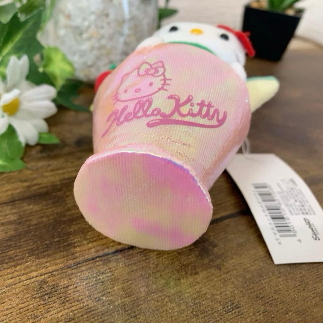 ⭐︎希少レア⭐︎ハローキティ マスコット ホルダー　パフェ　ぬいぐるみ タグ付き