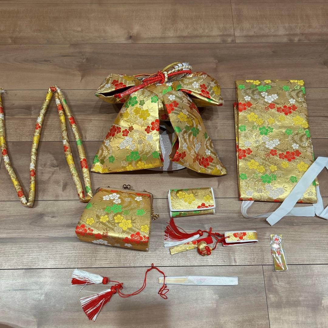 子供用花柄着物 七五三用　15点セット