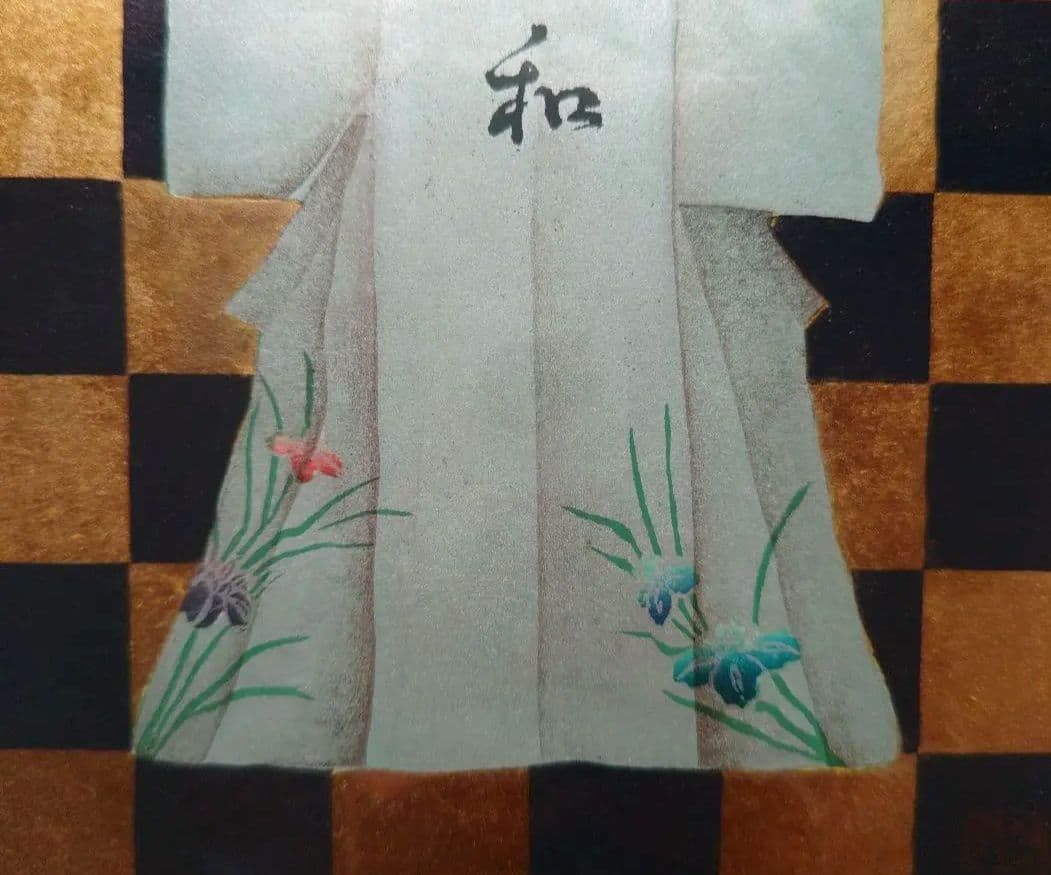 特価◯絵画 シルクスクリーン版画＋複合技法版画 額装品