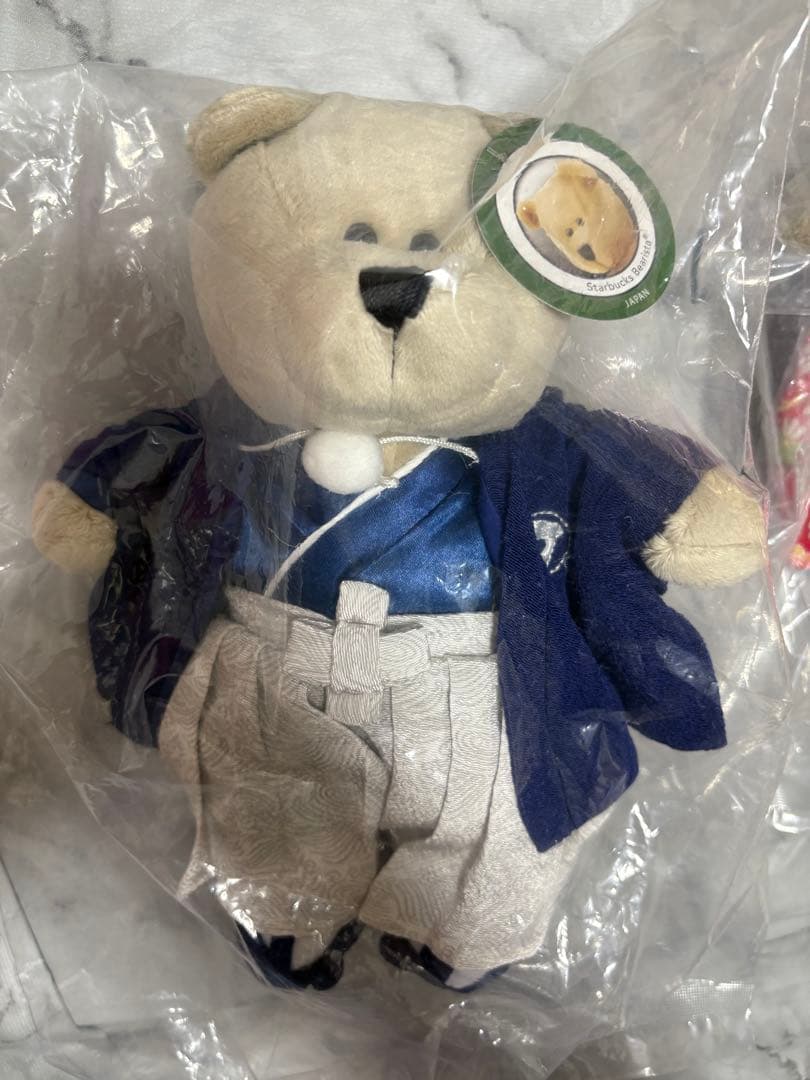 スターバックス べアリスタ くま ぬいぐるみ 着物 お正月