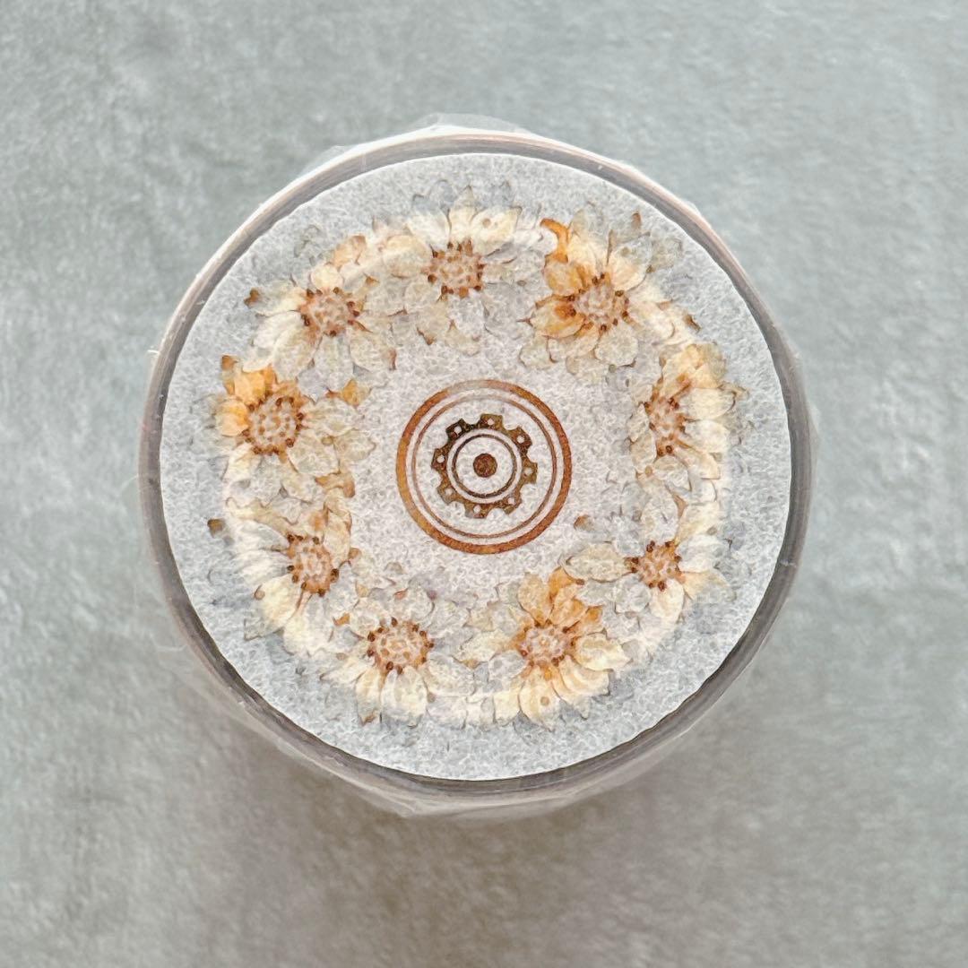 咔咔STUDIO《菊絮时》海外マスキングテープ　マステ 【2644】