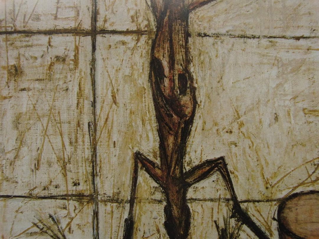 ベルナール・ビュッフェ、「Lapin et casserole rouge」