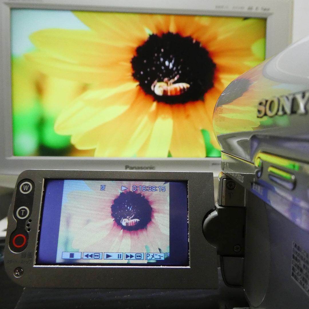 美品・動作品 ソニー DCR-HC90 MiniDVビデオカメラ　DVD化に最適