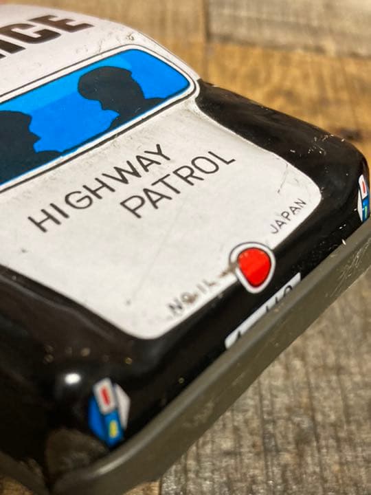 ブリキミニカー POLICE CHIEF 2台まとめて 昭和レトロ