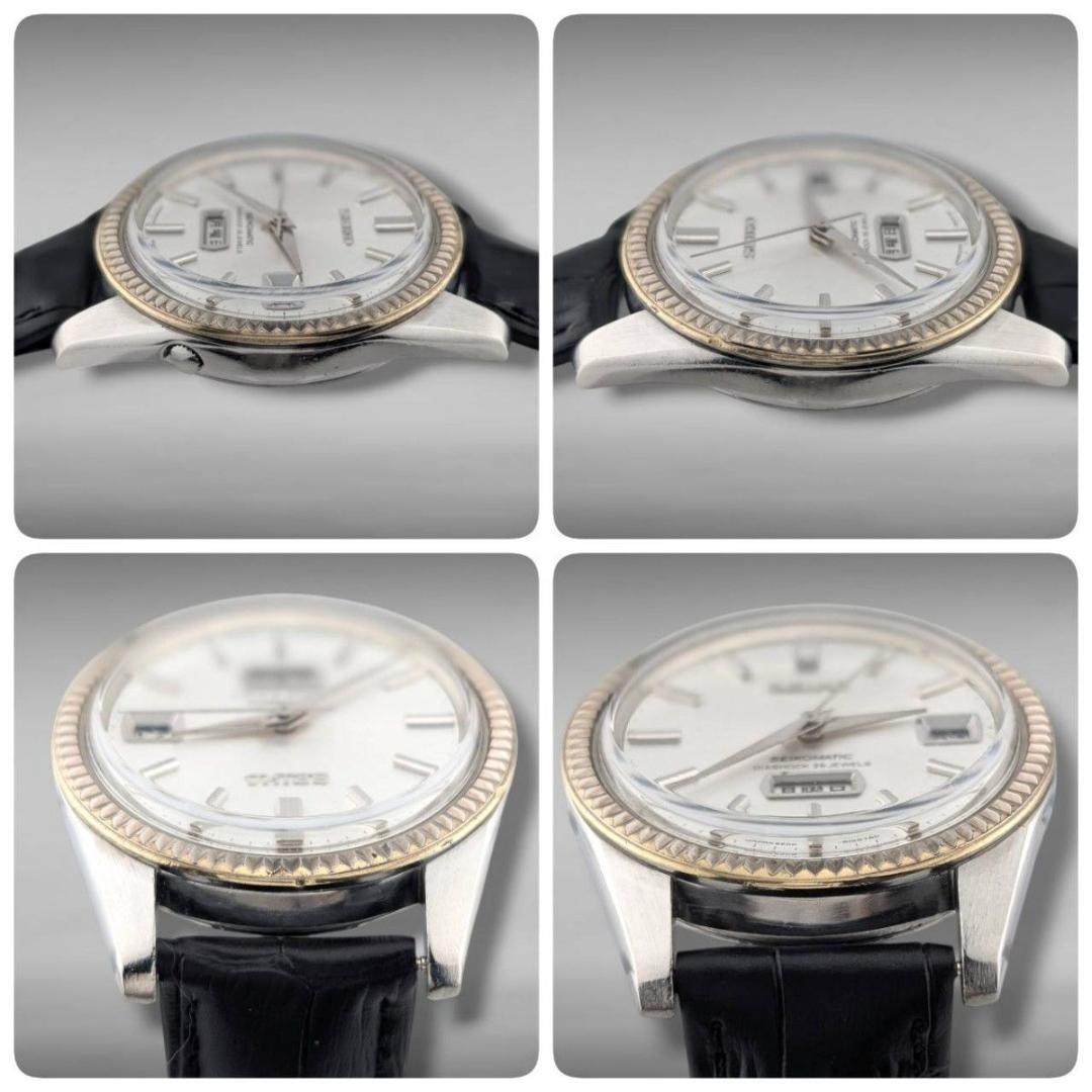 【新品ベルト・稼働】セイコーマチック ウィークデーター 26石 自動巻