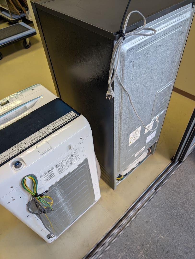 23年製AQUA冷蔵庫&Haier洗濯機※一部地域配送設置無料その他地域配送可