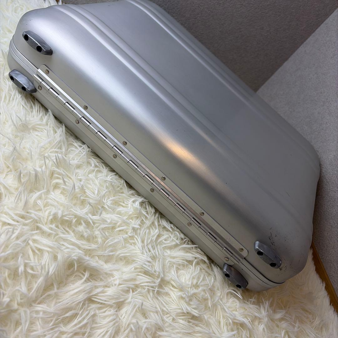 美品　ゼロハリバートン　アタッシュケース　クリアハンドル　アルミ