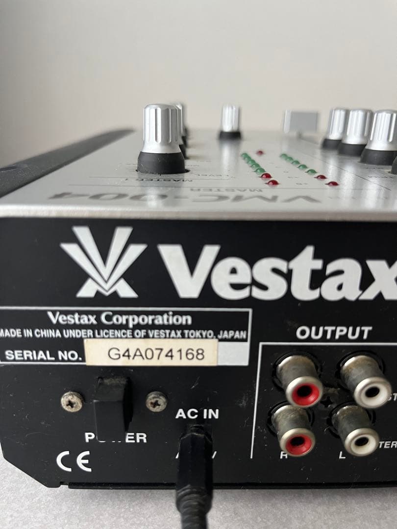 Vestax VMC-004 DJミキサー 通電未確認