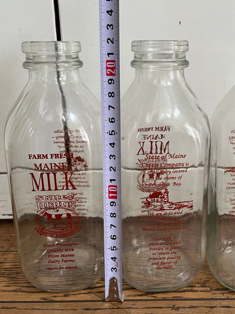 ☆レア ヴィンテージ牛乳瓶 セット ミルク瓶 ヴィンテージ アンティーク