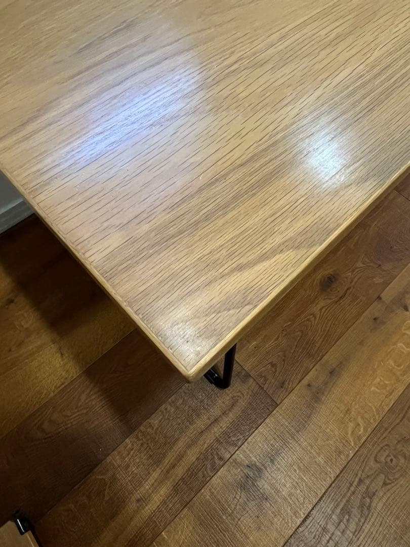 無印良品 MUJI 折りたたみテーブル160cm オーク材①