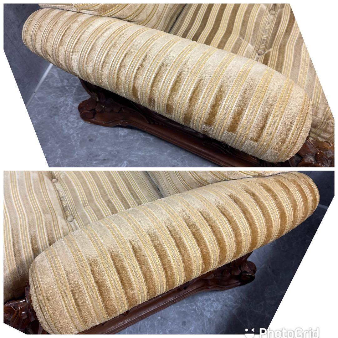 重厚な存在感 中国家具 花梨材 唐木 ソファ チェア 無垢 高級飾り家具