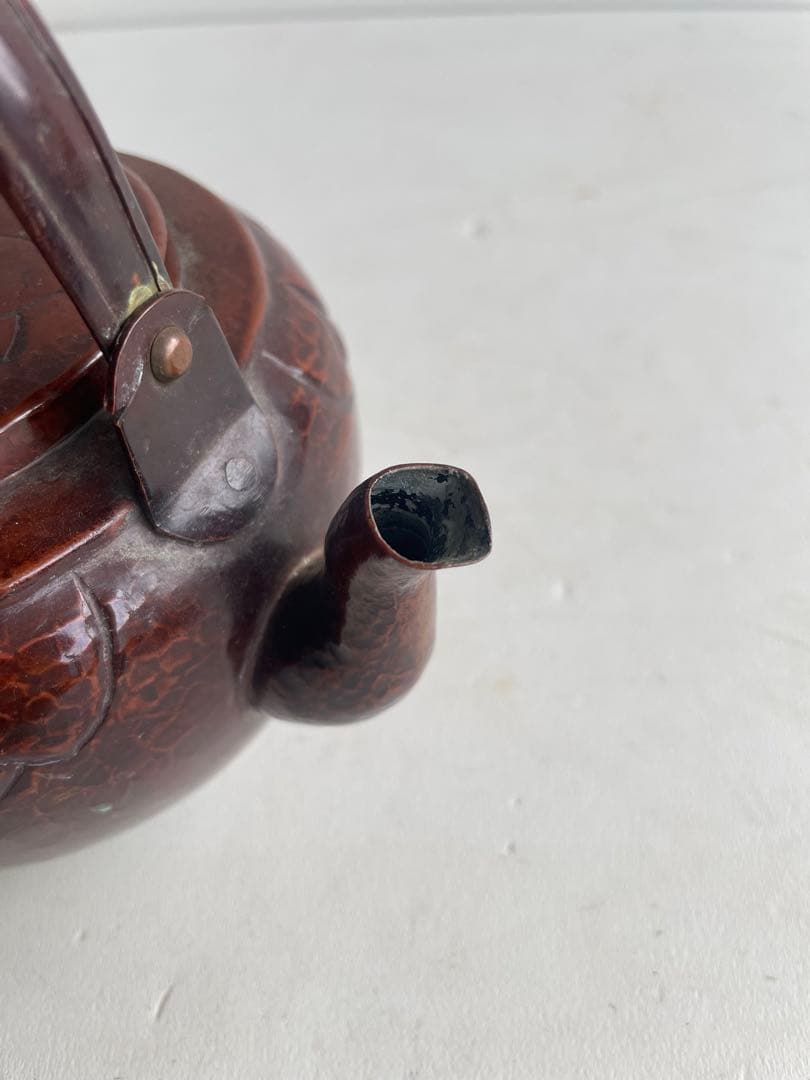 煎茶 銅製 洗瓶 水次 茶道具 古道具 アンティーク ビンテージ