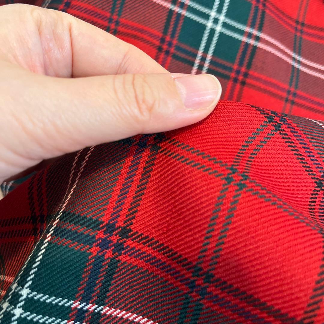 コムデギャルソンシャツガール　タータンチェック プリーツスカート