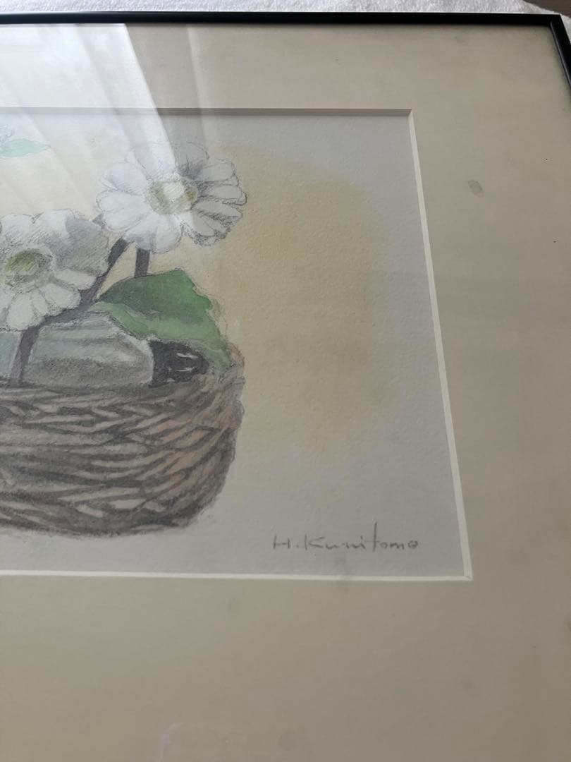 お値下げ❗️❗️Ｒ7年一創会展、Ｒ4年現代美術展入賞、国友博氏の静物画