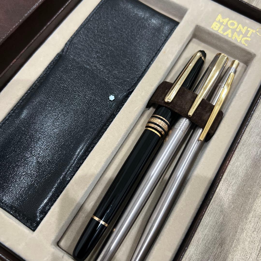Montblancモンブラン 万年筆 シャープペンシル ボールペン3本セット