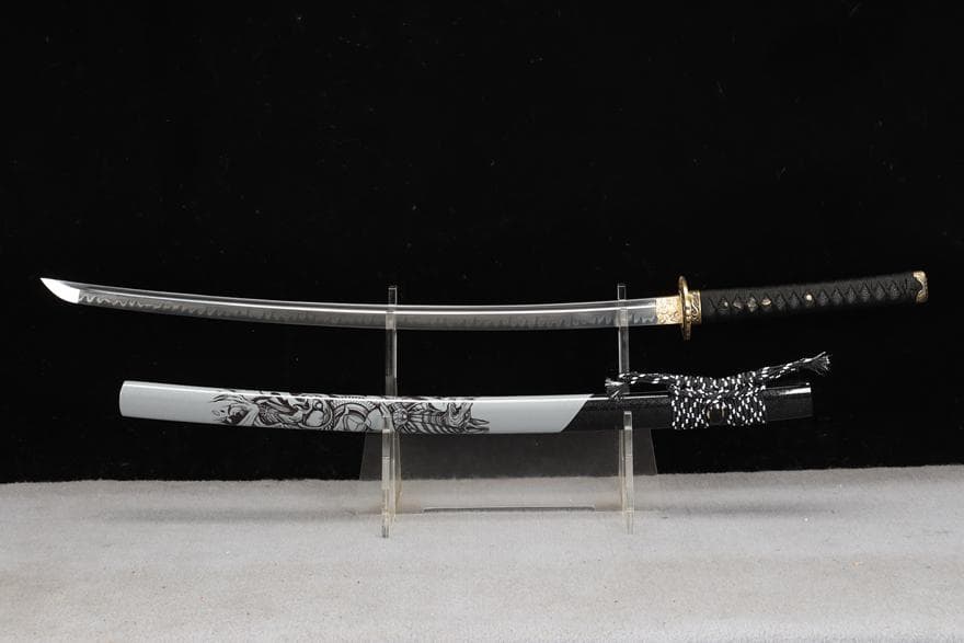 【武士一狼画】 日本刀 模造刀 居合刀 斬馬刀 龍泉剣 清剣 唐刀 漢剣