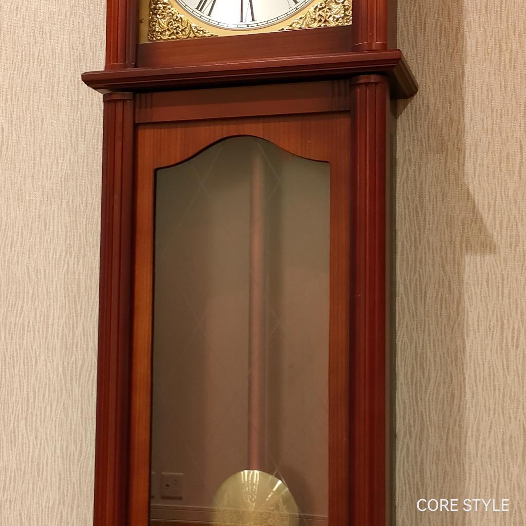 ビンテージCITIZEN　振り子時計　掛時計　柱時計　クラシック S5