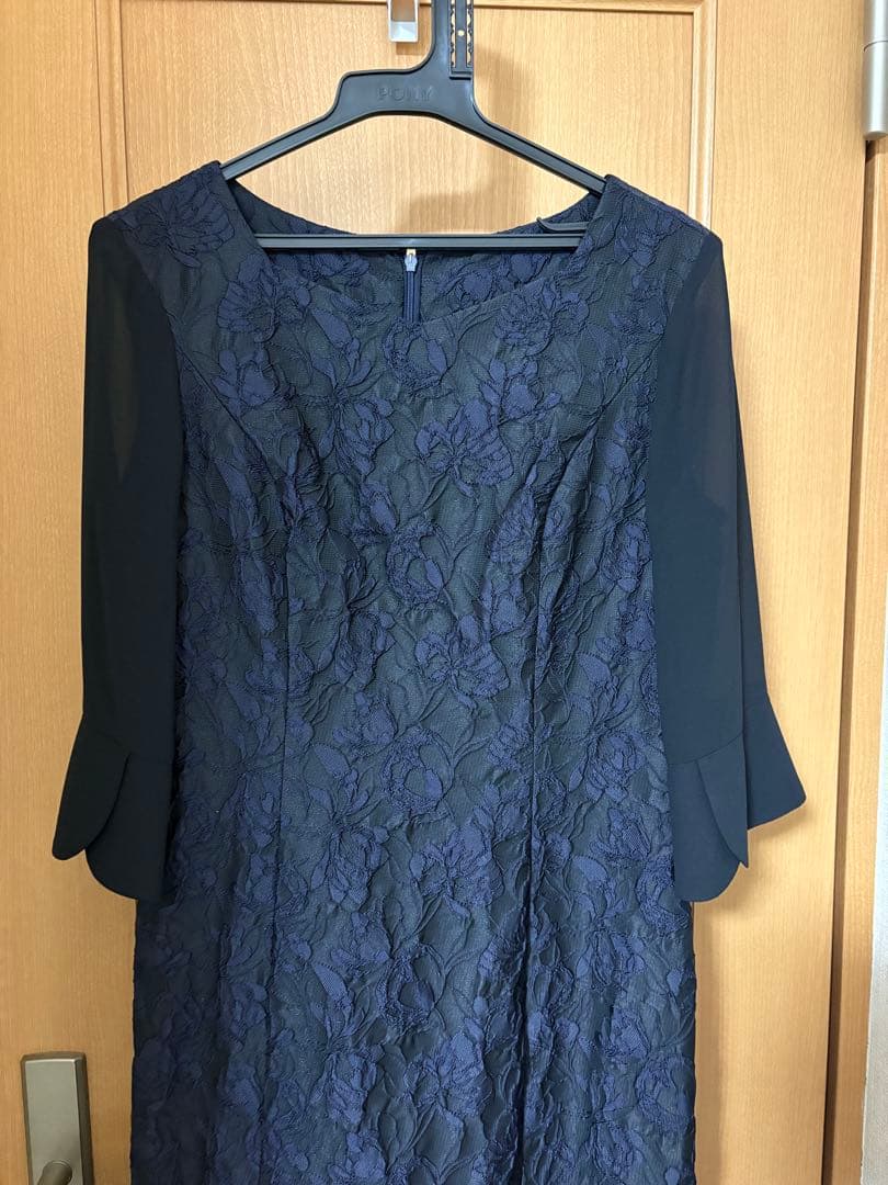 フォルムフォルマ　東京ソワール　ジャガードレース　マザードレス　9号