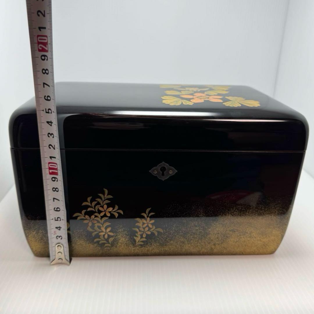 希少 未使用 輪島塗 宝石箱 宝物箱 鍵付き 漆器 伝統工芸 輪島漆器
