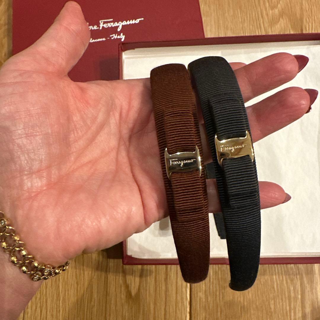 Salvatore Ferragamo カチューシャ2本セット