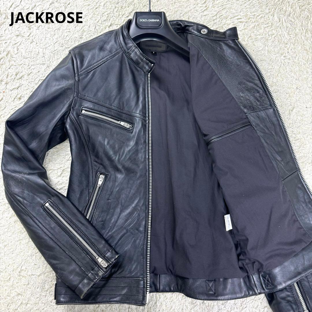 00s archive JACK ROSE leather jacket y2k