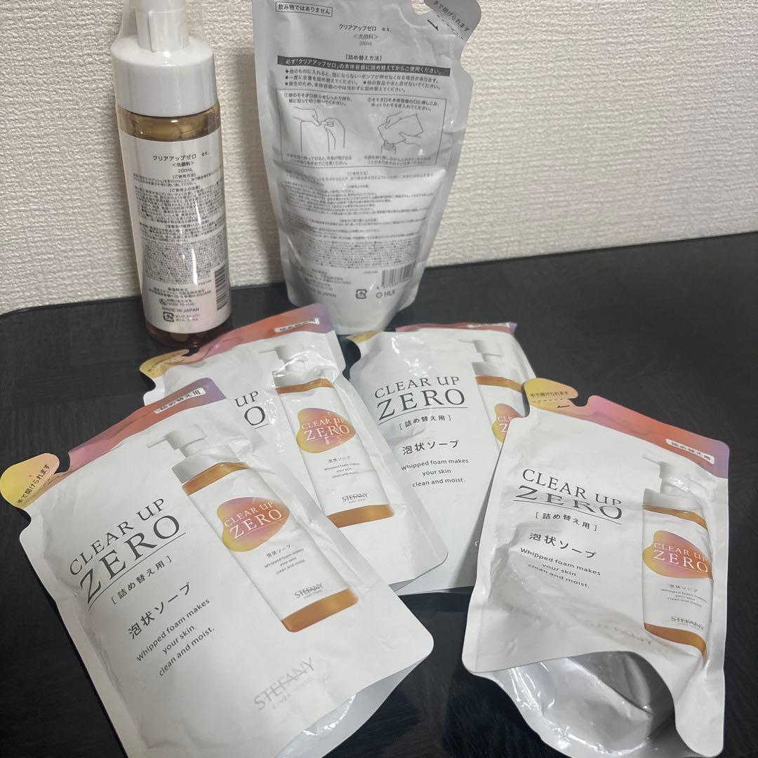 銀座ステファニー化粧品 クリアアップゼロex.（泡状ソープ）×詰め替え用5個