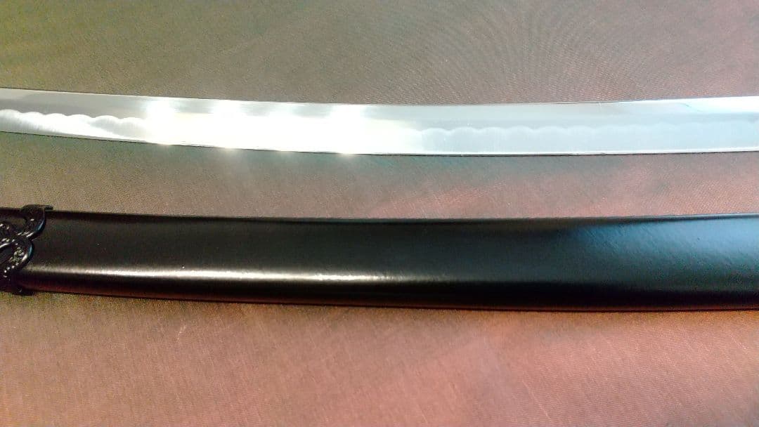 互の目刃紋【鐺・責金】模造刀 大刀 陣太刀 模擬刀 拵え katana 鍔