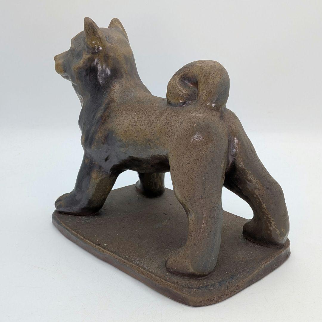 武用君彦 備前焼 干支置物「甲戌」 共箱共布栞 戌年 犬 イヌ 縁起物 dog