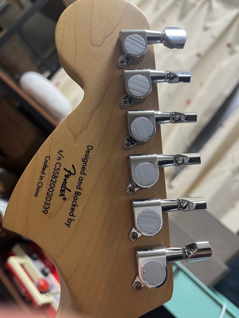 週末まで限定価格　美品　Squire storatcaster サーフグリーン